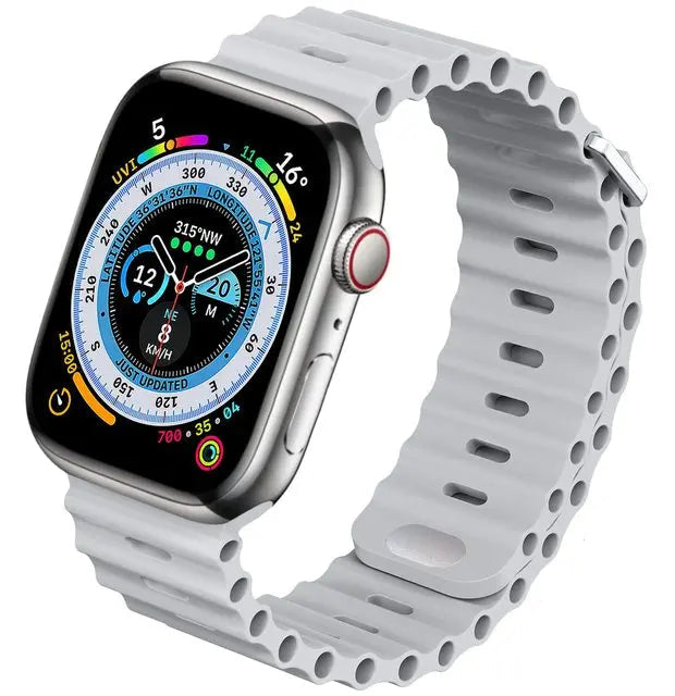 Premium Silicone Ocean Band for Apple Watch