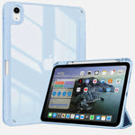 Transparent Folio Case with Built-in Apple Pencil Storage for iPad Pro M5 (2025)