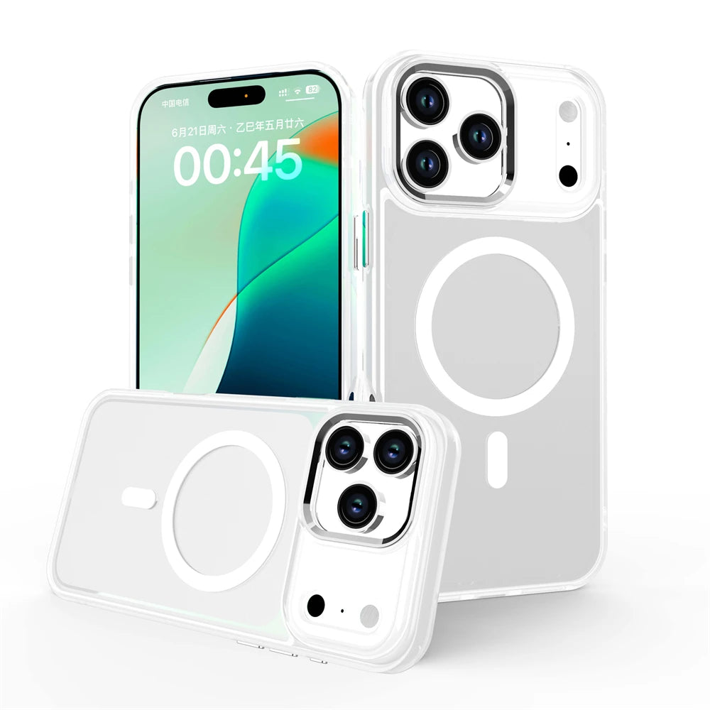 Protective Matte Finish Armor Case with MagSafe for iPhone 17 Series