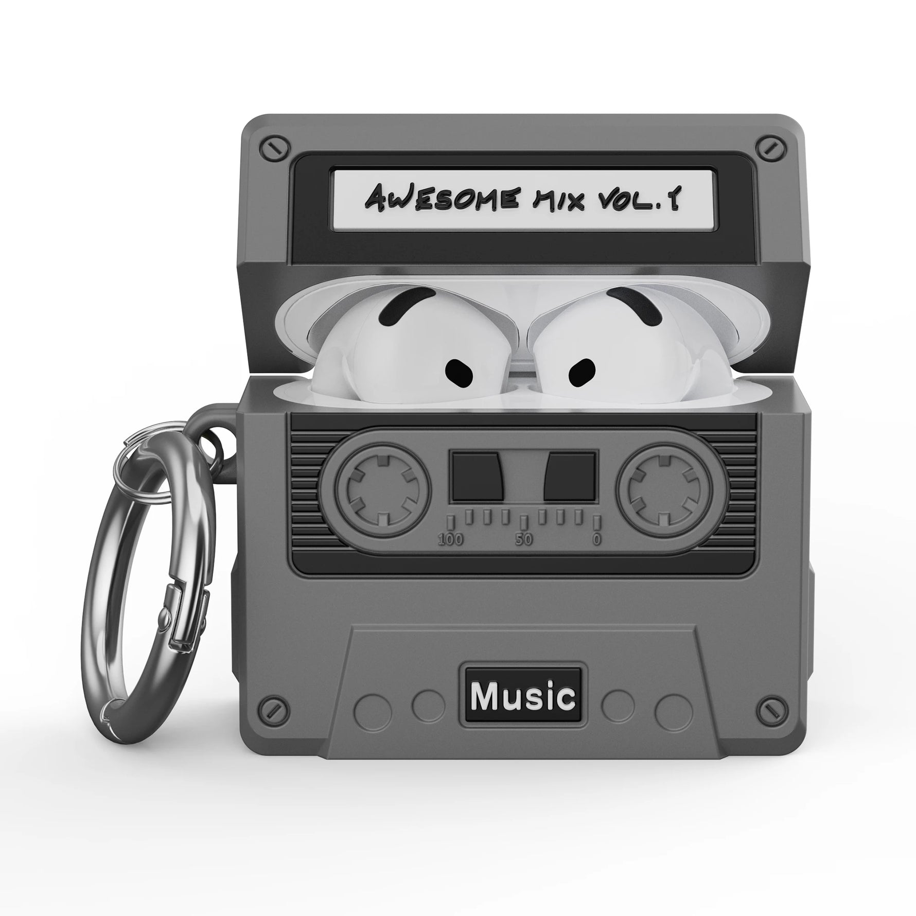 3D Cassette Tape Silicone Case for AirPods Pro 2