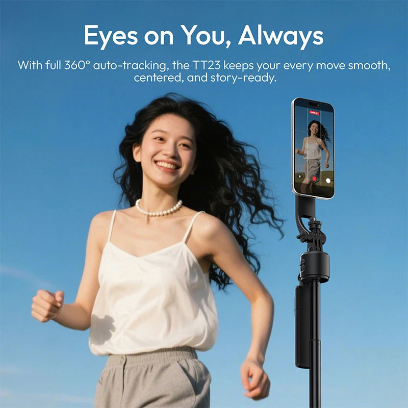Ulanzi TT23M Magnetic Auto-Tracking Selfie Stick Tripod