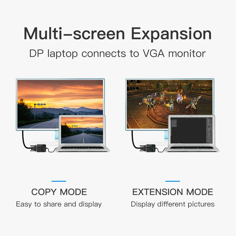 Vention DisplayPort to VGA Adapter 1080P