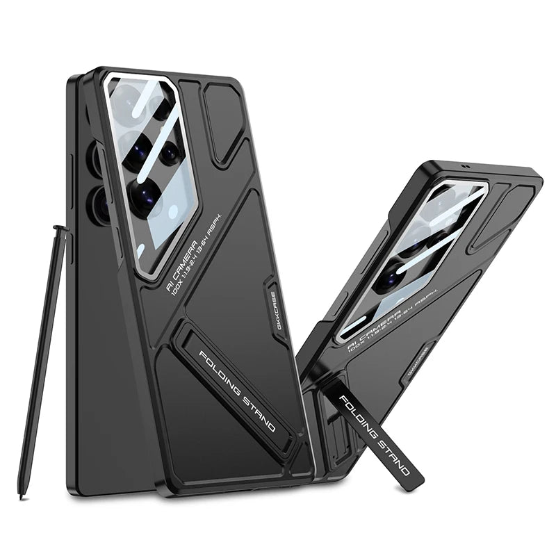 Protective Shockproof Case with Kickstand & Camera Guard for Samsung Galaxy S24 Ultra