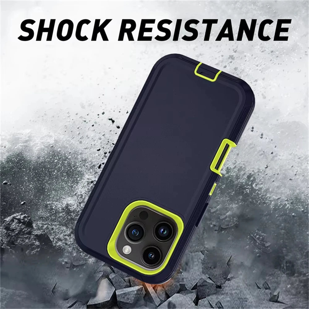 Armor Shockproof Defender Case for iPhone 16 Series