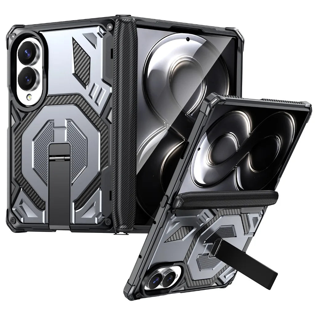 Heavy-Duty Magnetic Case with Kickstand for Samsung Galaxy Z Fold 8