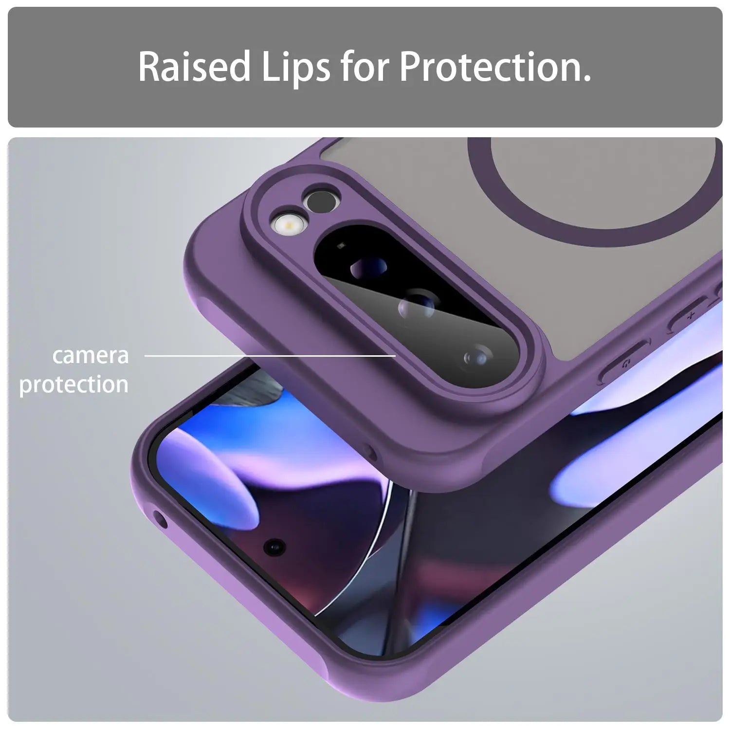 Google Pixel 9 Series Fine Hole Texture Magnetic Protective Case