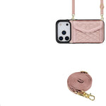 Premium Leather Crossbody Wallet Case for iPhone 17 Series