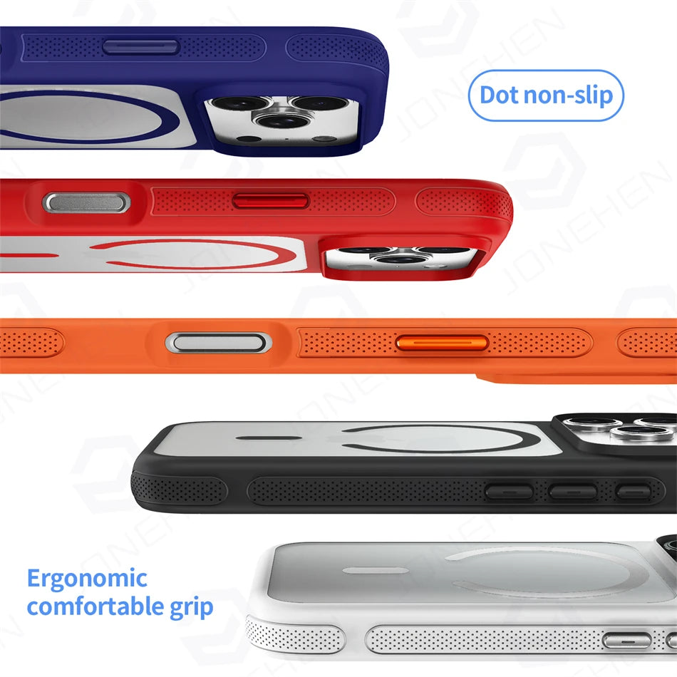 Clear MagSafe Case with Metal Lens Ring for iPhone 18 Series