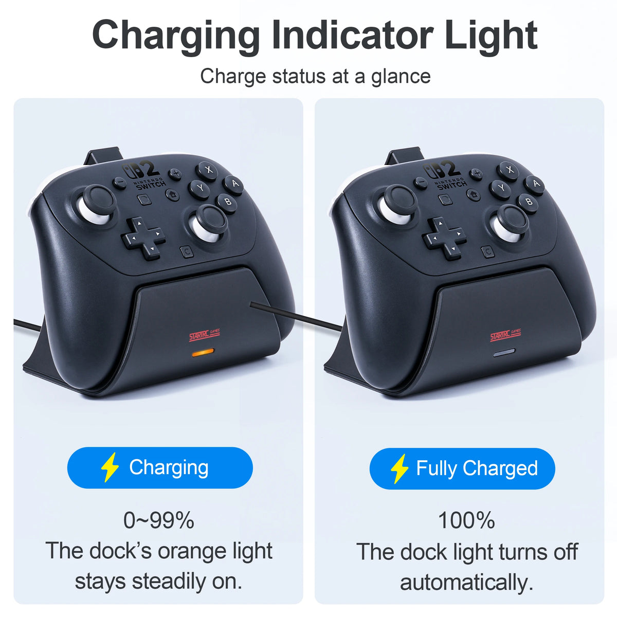 Nintendo Switch 2 Pro Controller Fast Charging Dock
