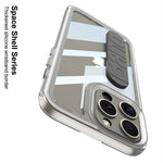 Clear Hard Plastic Case with Wrist Strap for iPhone 16 Series