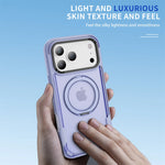 Shockproof Luxury Matte MagSafe Case with Ring Holder for iPhone 17 Series