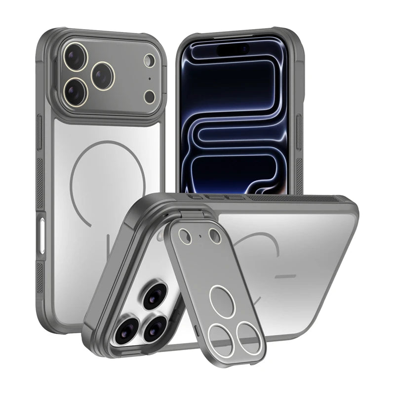 iPhone 17 Series MagSafe Case with Built-In Camera Lens Guard