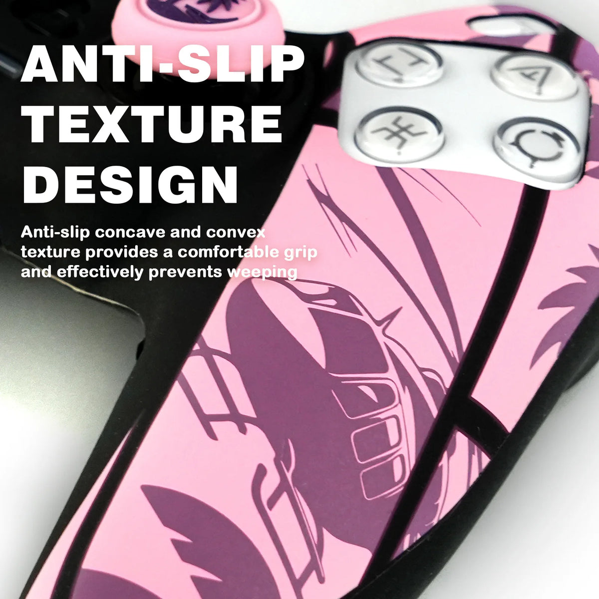 Anti-Slip Textured PlayStation 5 Controller Case