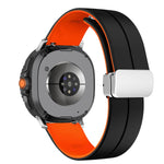 Silicone Magnetic Buckle Strap for Samsung Galaxy Watch 8 /  Galaxy Watch 8 Classic