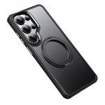 Clear Magnetic Case with 360° Rotating Stand for Samsung Galaxy S26 Series