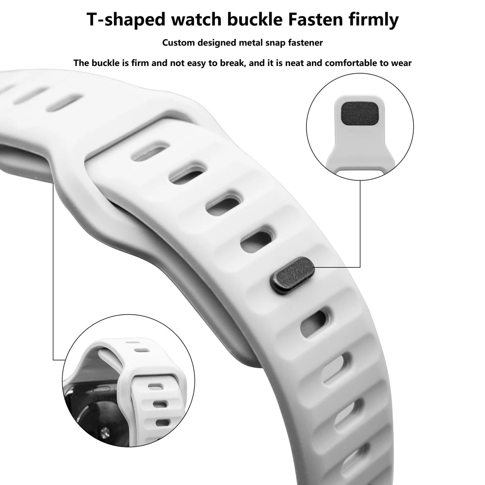 Soft Touch Silicone Strap for Apple Watch