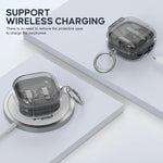 Clear Diamond Design Case with Wireless Charging Support for Samsung Galaxy Buds 4 Pro