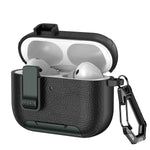 Premium Leather Protective Case with Secure Lock for AirPods Pro 3