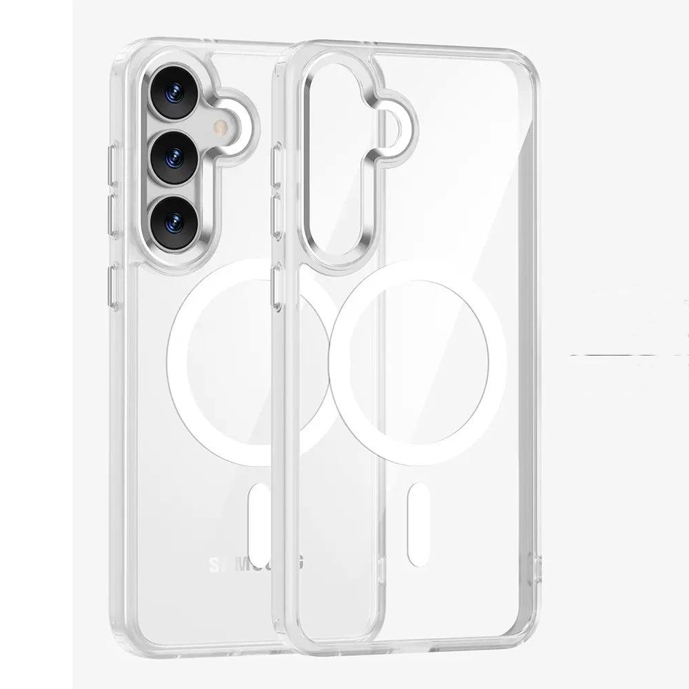 HD Transparent Magnetic Case for Samsung Galaxy S25 Series
