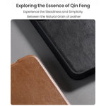 Premium Leather Flip Cover with Sliding Camera Protection for Samsung Galaxy S25 Edge