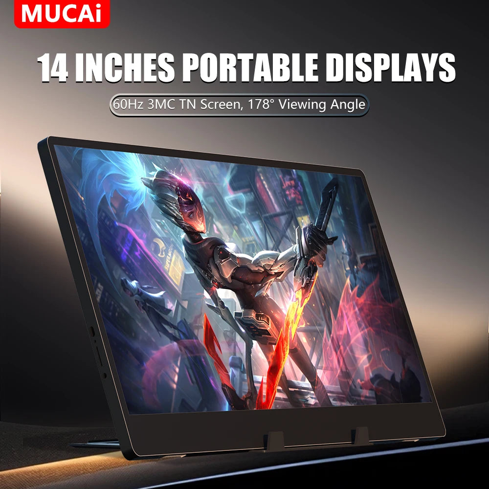 MUCAI N140-S36 14-Inch USB-C Portable Display