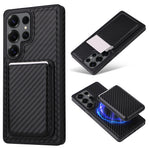 Premium Magnetic Leather Series with Detachable Card Wallet for Samsung Galaxy S26 Series