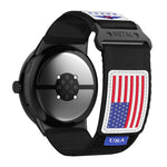 USA Flag-Themed Sporty Trail Loop Nylon Band for Google Pixel Watch 2