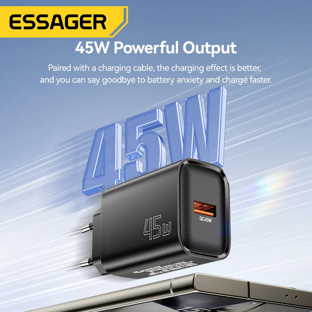 Essager 45W QC3.0 & PD Wall Charger