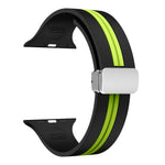 Textured Dual-Layer Band with Pin-and-Hole Adjustment for Apple Watch