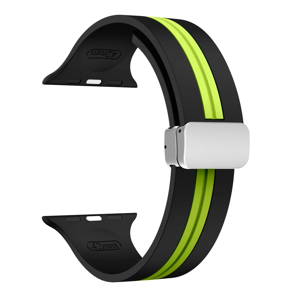 Textured Dual-Layer Band with Pin-and-Hole Adjustment for Apple Watch