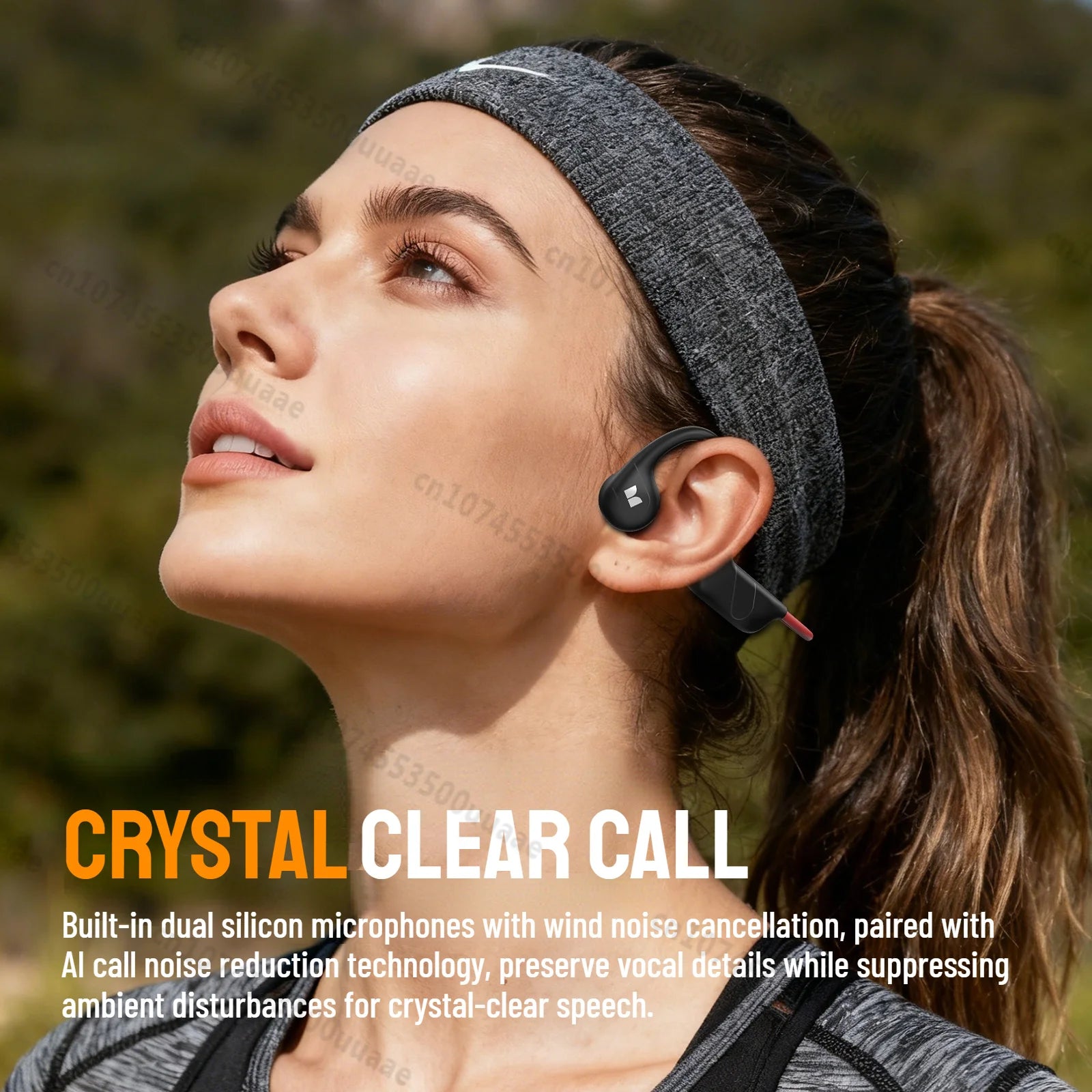 MONSTER Aura Fit XB01 Bluetooth 6.0 Bone Conduction Sports Headphones