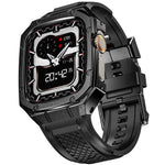 Protective Metal Bumper Case with Rubber Band for Apple Watch