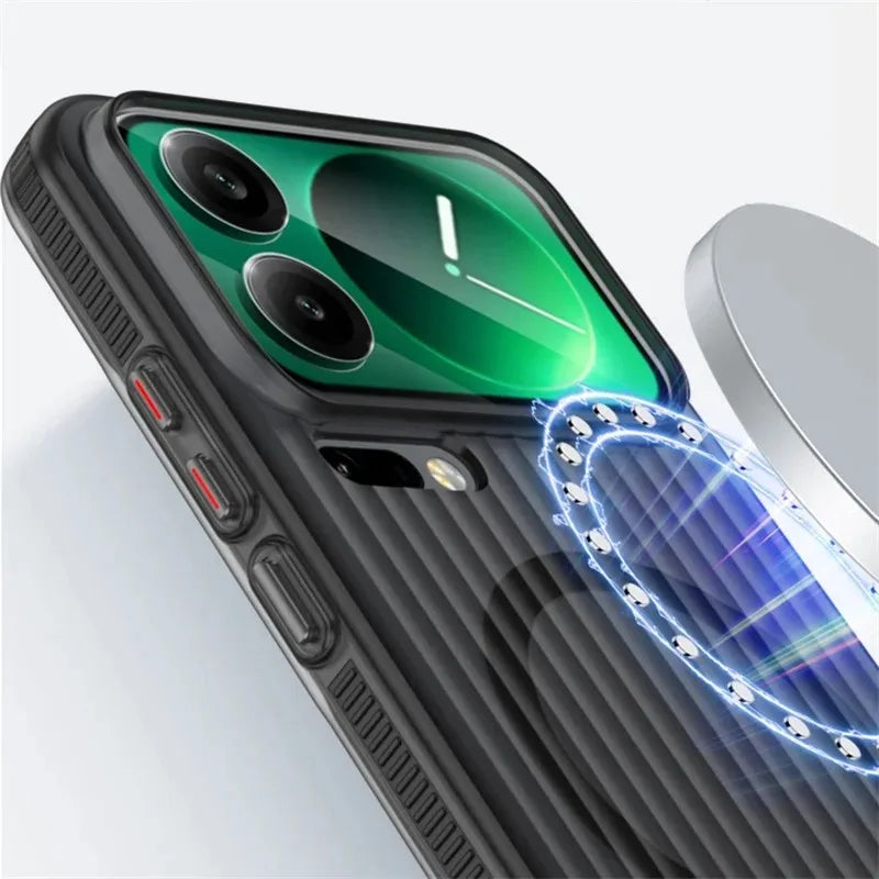 Xiaomi 17 Series Magnetic Hard Case with Transparent Back