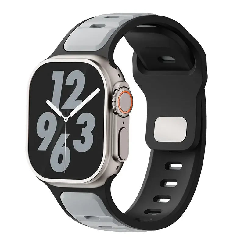 Skin-Friendly Soft Silicone Sport Band for Apple Watch