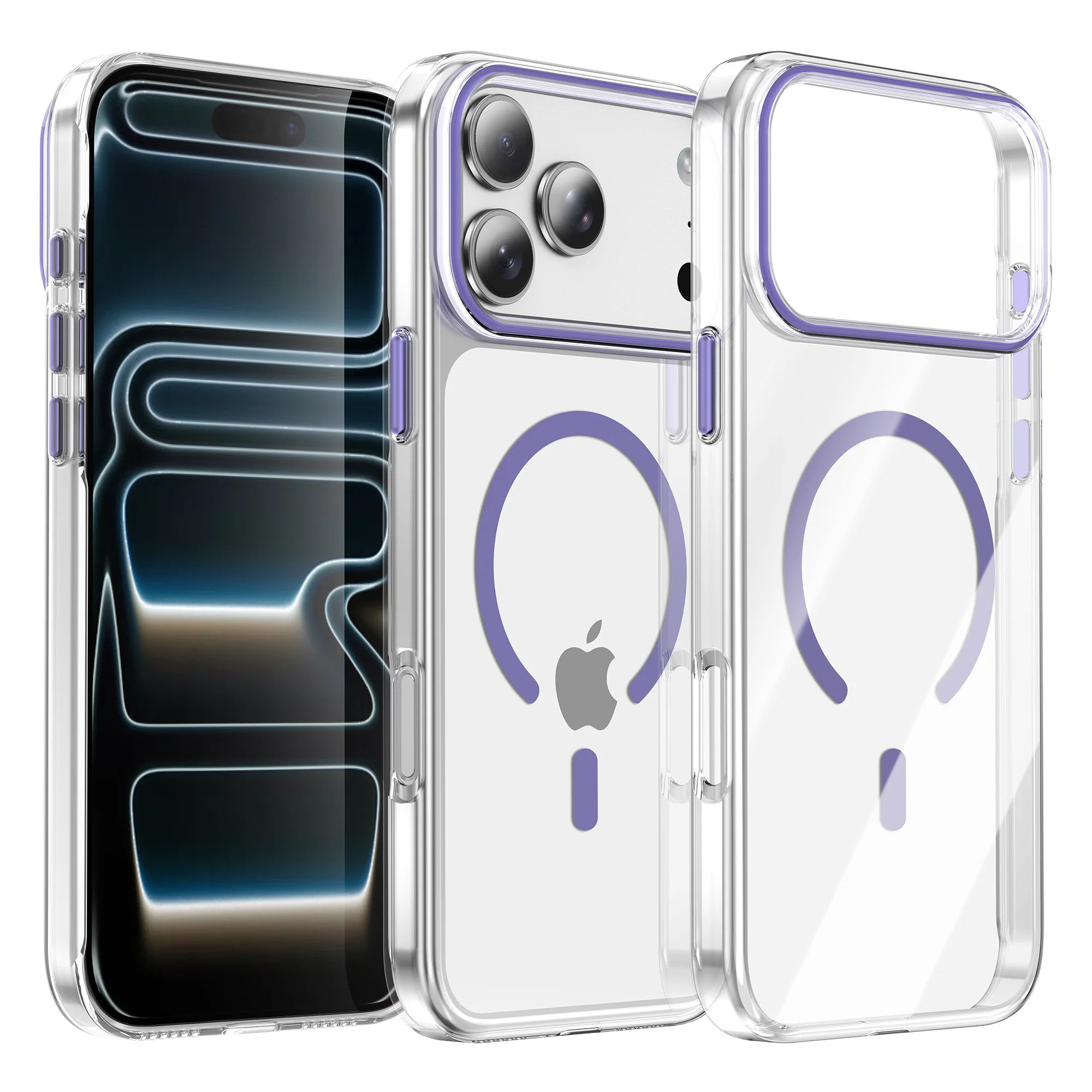 Luxury Clear MagSafe Case for iPhone 17 Series