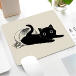 Black Cat Themed Mousepad