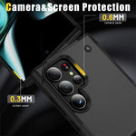 Rugged Armor Case with Kickstand for Samsung Galaxy S25 Series