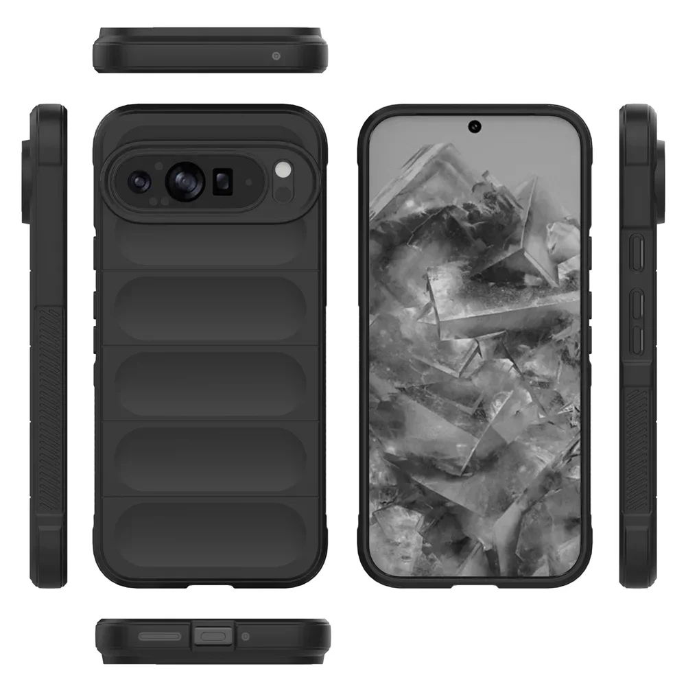 Color Liquid Silicone Matte Case for Google Pixel 9 Series