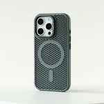 Shockproof Honeycomb Cooling MagSafe Case with Metal Lens Bracket for iPhone 15 Series