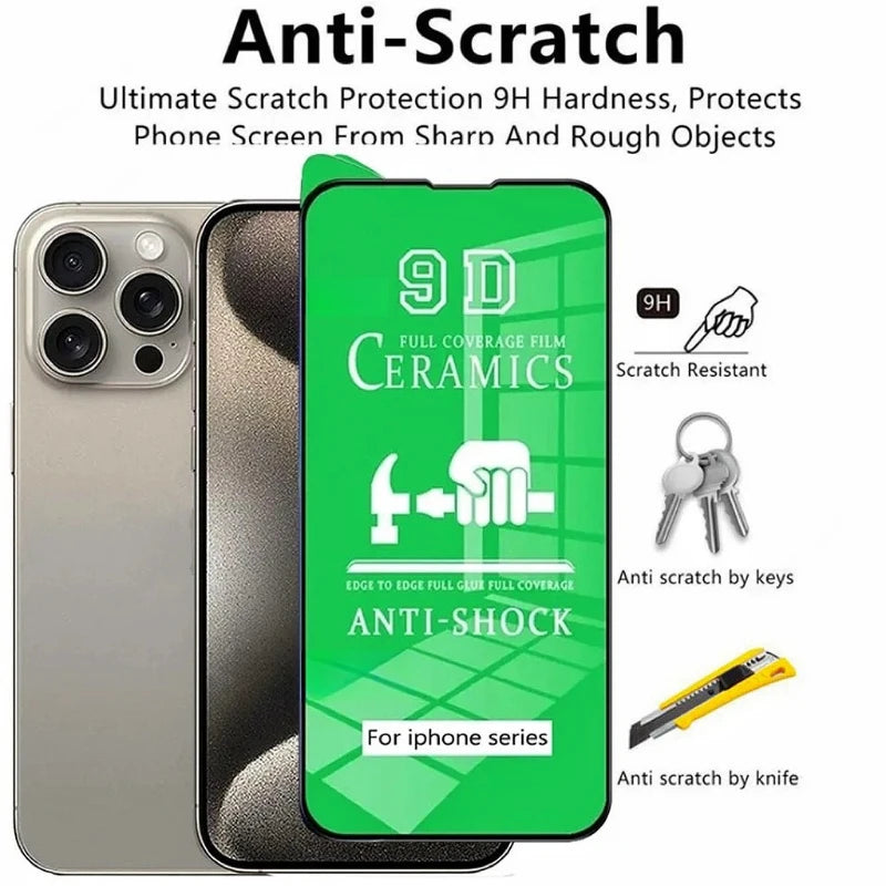 3-Pack iPhone 16 Series Soft Ceramic Screen Protection Film