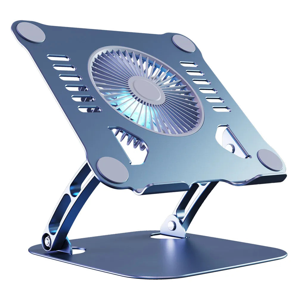 Aluminum Laptop Stand with Cooling Fan
