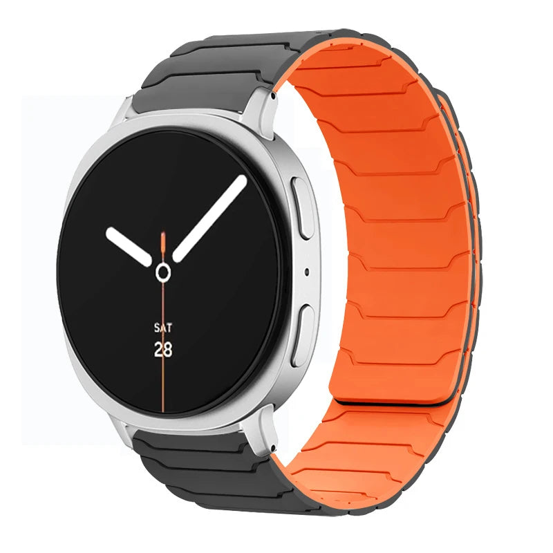 Sport Silicone Band with Magnetic Clasp for Samsung Galaxy Watch 8 / Galaxy Watch 8 Classic