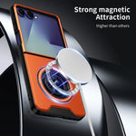 Shockproof Foldable Case with 360° Rotating Ring Stand for Samsung Galaxy Z Flip 8