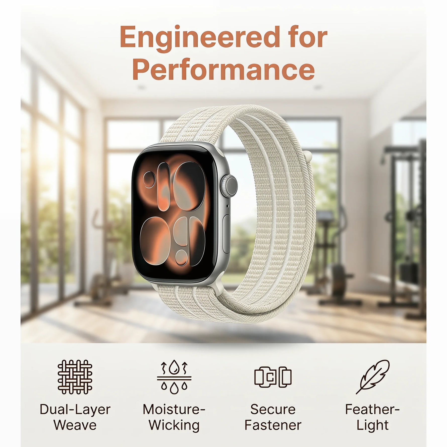 Comfortable Nylon Sports Band for Apple Watch