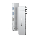 Vention Dual USB-C 6-in-2 Direct Plug Hub
