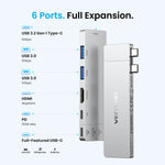 Vention Dual USB-C 6-in-2 Direct Plug Hub