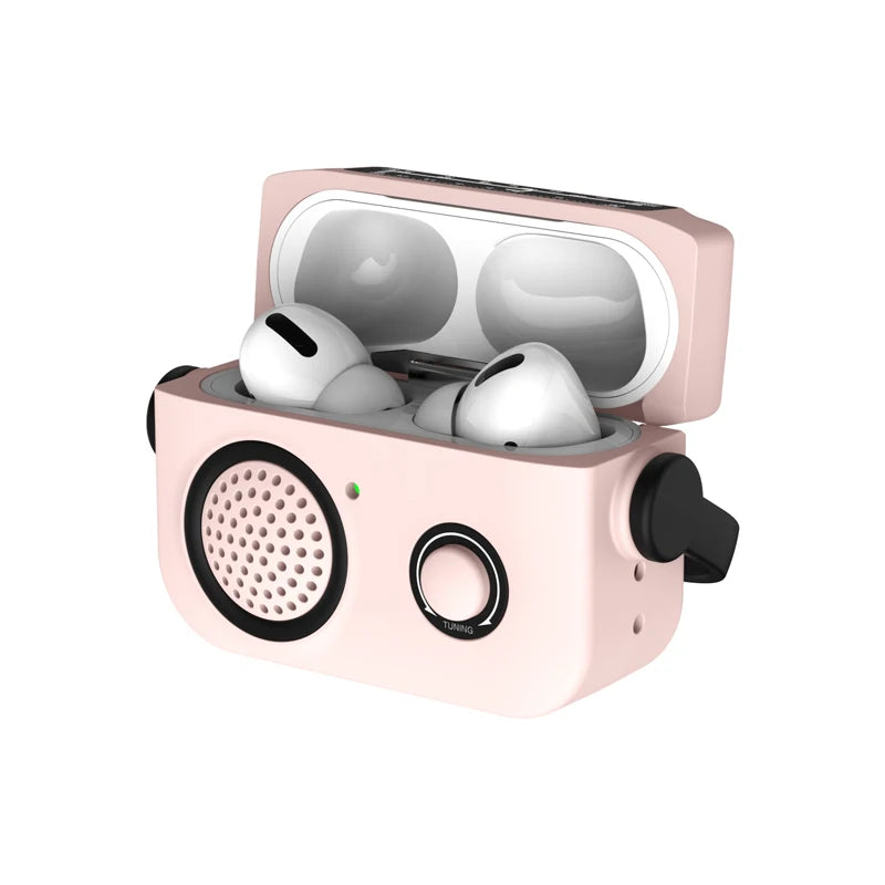 3D Simulation Radio Design Silicone Case for AirPods Pro 2