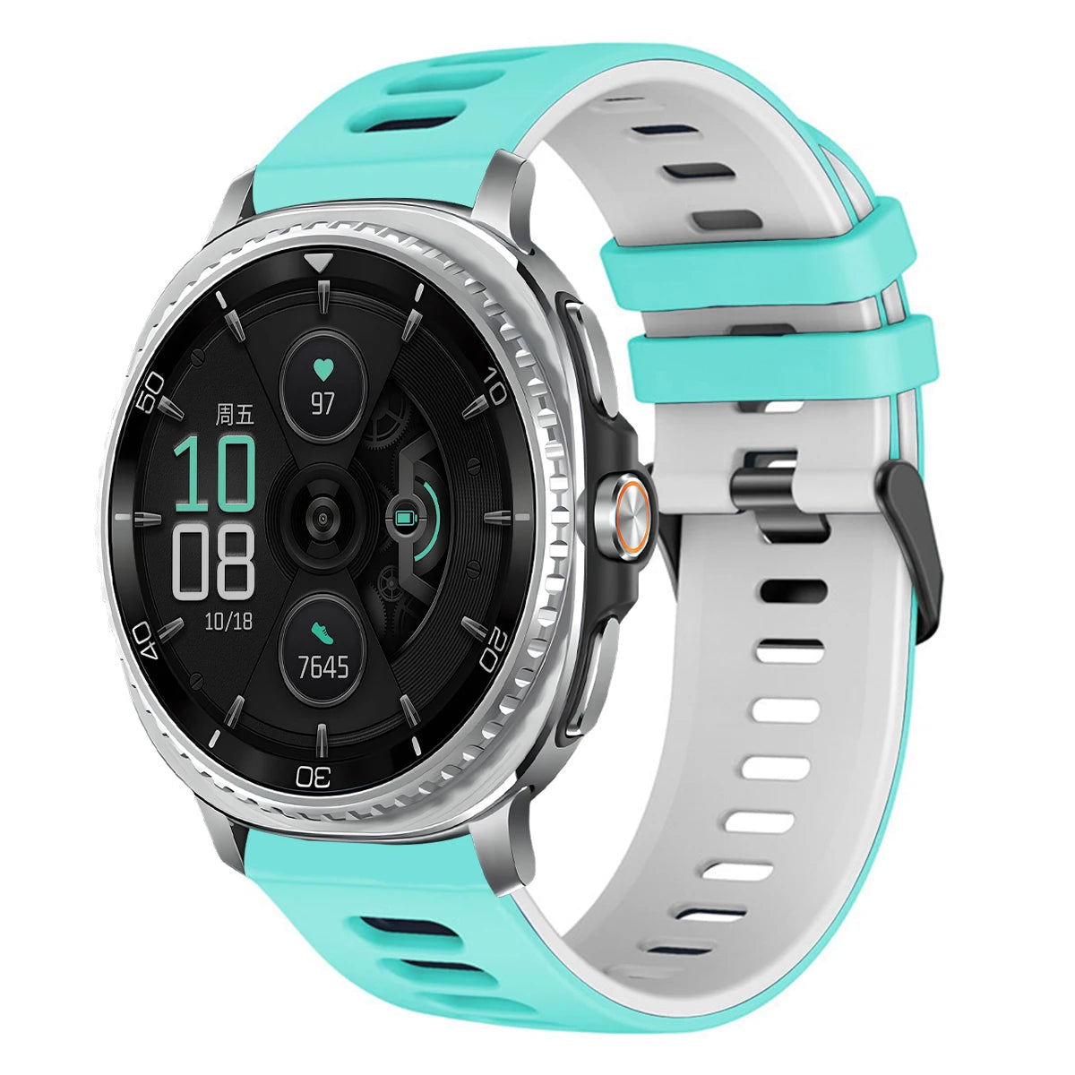 Durable No-Gap Sport Silicone Wristband for Samsung Galaxy Watch 8 & Galaxy Watch 8 Classic