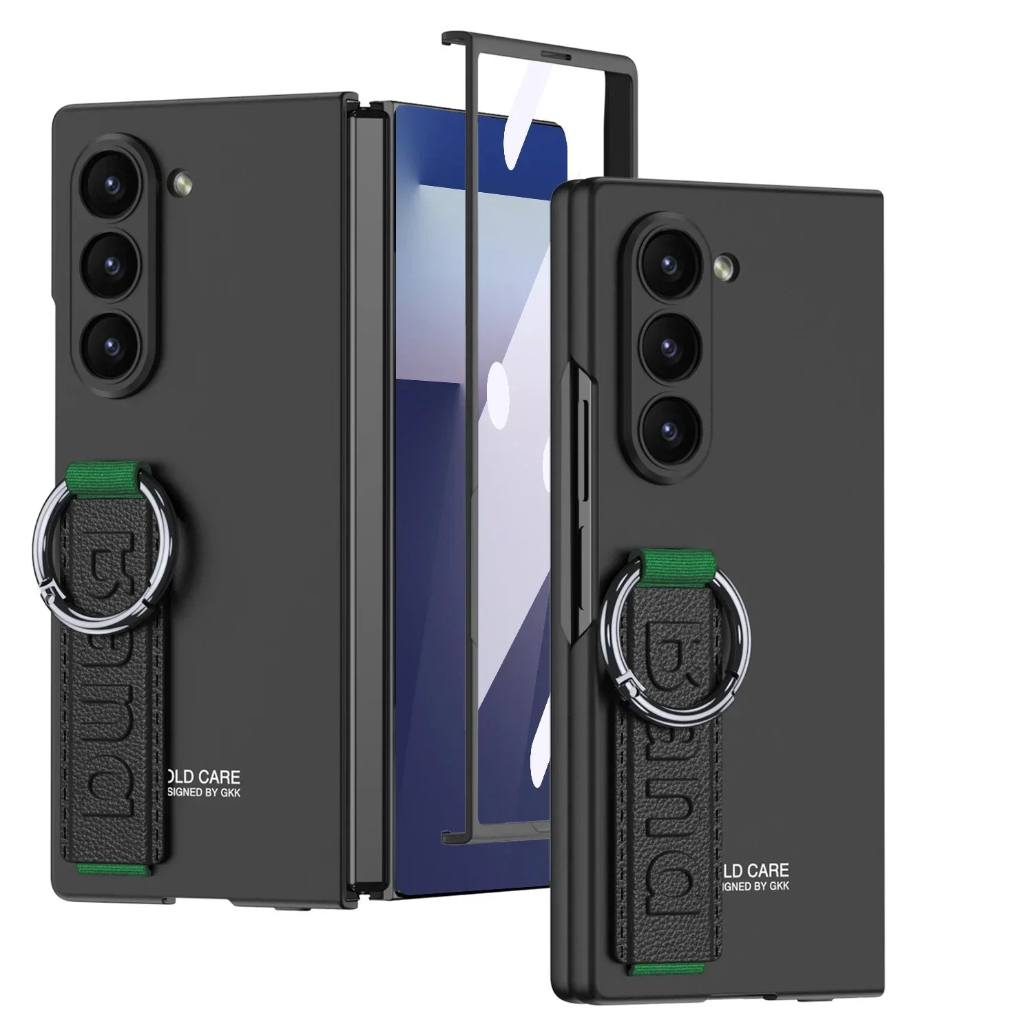Samsung Galaxy Z Fold7 Protective Case with Elastic Wrist Strap