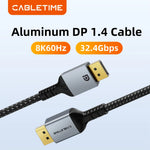 CABLETIME DisplayPort 1.4 Cable